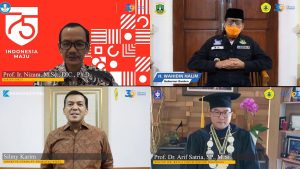 Ucapan Selamat Dies Natalis Untirta Ke-39 dan Wisuda Gelombang I Tahun 2020 oleh Dirjen Dikti, Gubernur Banten, Direktur Utama PT. Krakatau Steel dan Rektor IPB