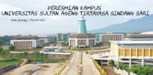 Presiden Jokowi Resmikan Kampus Universitas Sultan Ageng Tirtayasa Sindang Sari, Serang, 4 Mar 2021